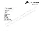 Preview for 37 page of Cruisers Yachts 520 Express Series Owner'S Manual