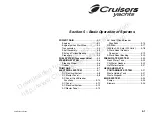 Preview for 59 page of Cruisers Yachts 520 Express Series Owner'S Manual