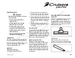 Preview for 91 page of Cruisers Yachts 520 Express Series Owner'S Manual