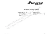 Preview for 95 page of Cruisers Yachts 520 Express Series Owner'S Manual