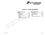 Preview for 105 page of Cruisers Yachts 520 Express Series Owner'S Manual