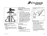 Preview for 111 page of Cruisers Yachts 520 Express Series Owner'S Manual