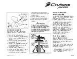 Preview for 117 page of Cruisers Yachts 520 Express Series Owner'S Manual