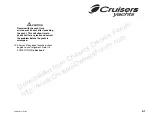 Preview for 129 page of Cruisers Yachts 520 Express Series Owner'S Manual