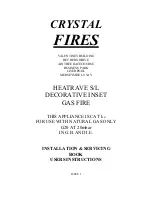 Preview for 1 page of crystal fires HEATRAVE S/L User Instructions