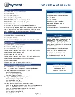 Preview for 2 page of CT PAYMENT PAX D210-W Setup Manual