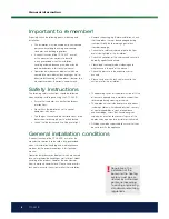 Preview for 6 page of CTC Union 380 S 18 Installation And Maintenance  Instruction