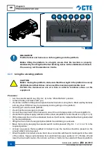 Preview for 72 page of CTE ZED 20.3 HV Instructions For Use And Maintenance Manual