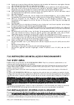 Preview for 54 page of CTX PROFESSIONAL E Series Installation And Operating Instructions Manual