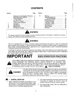 Preview for 3 page of Cub Cadet 2185 Owner'S Manual