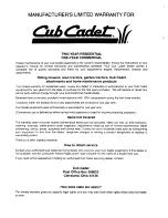 Preview for 46 page of Cub Cadet 2185 Owner'S Manual