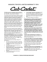 Preview for 16 page of Cub Cadet 24AF572B710 Operator'S Manual