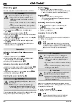 Preview for 22 page of Cub Cadet 769-12285 Original Operating Instructions