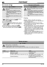 Preview for 60 page of Cub Cadet 769-12285 Original Operating Instructions