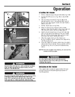 Preview for 11 page of Cub Cadet CS5018 Operator'S Manual