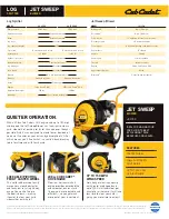 Preview for 2 page of Cub Cadet JS 1150 Wheeled Leaf Brochure