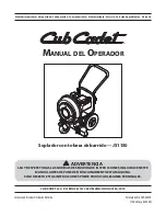 Preview for 15 page of Cub Cadet JS 1150 Wheeled Leaf Operator'S Manual