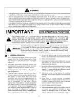 Preview for 4 page of Cub Cadet RZT 50 Operator'S Manual