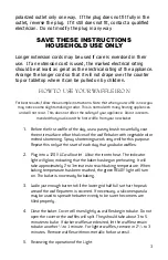 Preview for 4 page of CucinaPro 1446 Care Instructions And Recipe Booklet