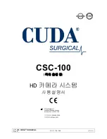 Preview for 116 page of Cuda surgical CSC-100 Operating Manual