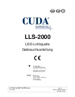 Preview for 25 page of CUDA LLS-2000 Operator'S Manual