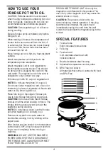 Preview for 4 page of Cuisinart CFO-3SS - Electric Fondue Maker Instruction And Recipe Booklet