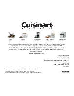 Preview for 12 page of Cuisinart CH-4C Series Instruction Booklet