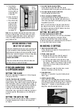 Preview for 8 page of Cuisinart Coffee On Demand DCC-3000 Instruction Booklet