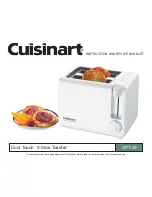 Cuisinart Cool Touch CPT-20 Instruction And Recipe Booklet preview