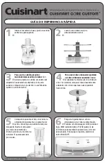 Preview for 2 page of Cuisinart Core Custom FP-110 Series Quick Reference Operation Manual