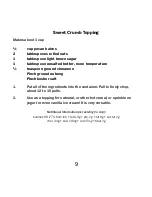 Preview for 9 page of Cuisinart CTG-00-PCH Instruction And Recipe Booklet