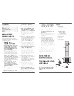 Preview for 2 page of Cuisinart CWO-25 Instruction Booklet