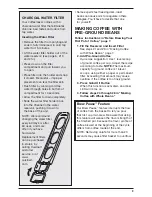 Preview for 9 page of Cuisinart DGB-650BC - Grind-and-Brew Thermal Automatic Coffeemaker Instruction Booklet