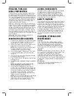 Preview for 4 page of Cuisinart ICE-22 Series Instruction And Recipe Booklet