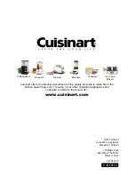 Preview for 24 page of Cuisinart MP-14 - Limited Edition Metal Food Processor Instruction And Recipe Booklet