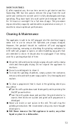 Preview for 13 page of Cuisinart SG6BU Manual