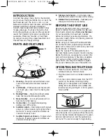 Preview for 3 page of Cuisinart WAF-R - WAF-R Traditional Waffle Iron Instruction/Recipe Booklet