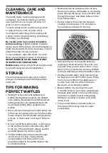 Preview for 7 page of Cuisinart WAF-V400C Series Instruction And Recipe Booklet