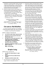 Preview for 10 page of Cuisinart WAF-V400C Series Instruction And Recipe Booklet