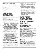 Preview for 2 page of Cuisinart WMB-2AC Instruction Booklet