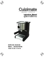 Preview for 1 page of Cuizimate RBSESPRESSO Instruction Manual