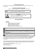 Preview for 2 page of Culligan GBE Installation, Operating And Service Instructions