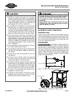 Preview for 7 page of Cumberland Stove Works MF3700 Operator'S Manual