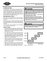 Preview for 8 page of Cumberland Stove Works MF3700 Operator'S Manual