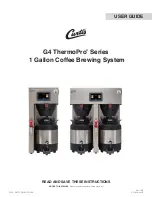 Curtis ThermoPro G4 Series User Manual preview