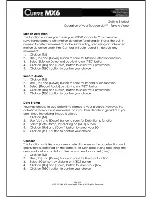 Preview for 14 page of Curve MX6 User Manual