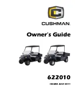 Preview for 1 page of Cushman 622010 Owner'S Manual