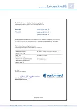 Preview for 22 page of Custo Med custo cardio 200 Operating Manual