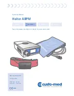 Preview for 1 page of Custo Med Holter ABPM Custo Screen 400 Operating Manual