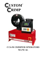 Custom Crimp CC4-50 Operator'S Manual preview